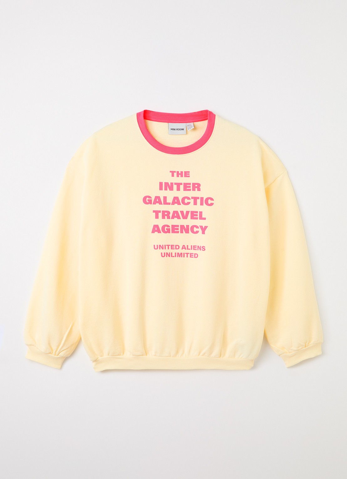 Mini Rodini Sweater met print - voorkant 2 gebroken wit