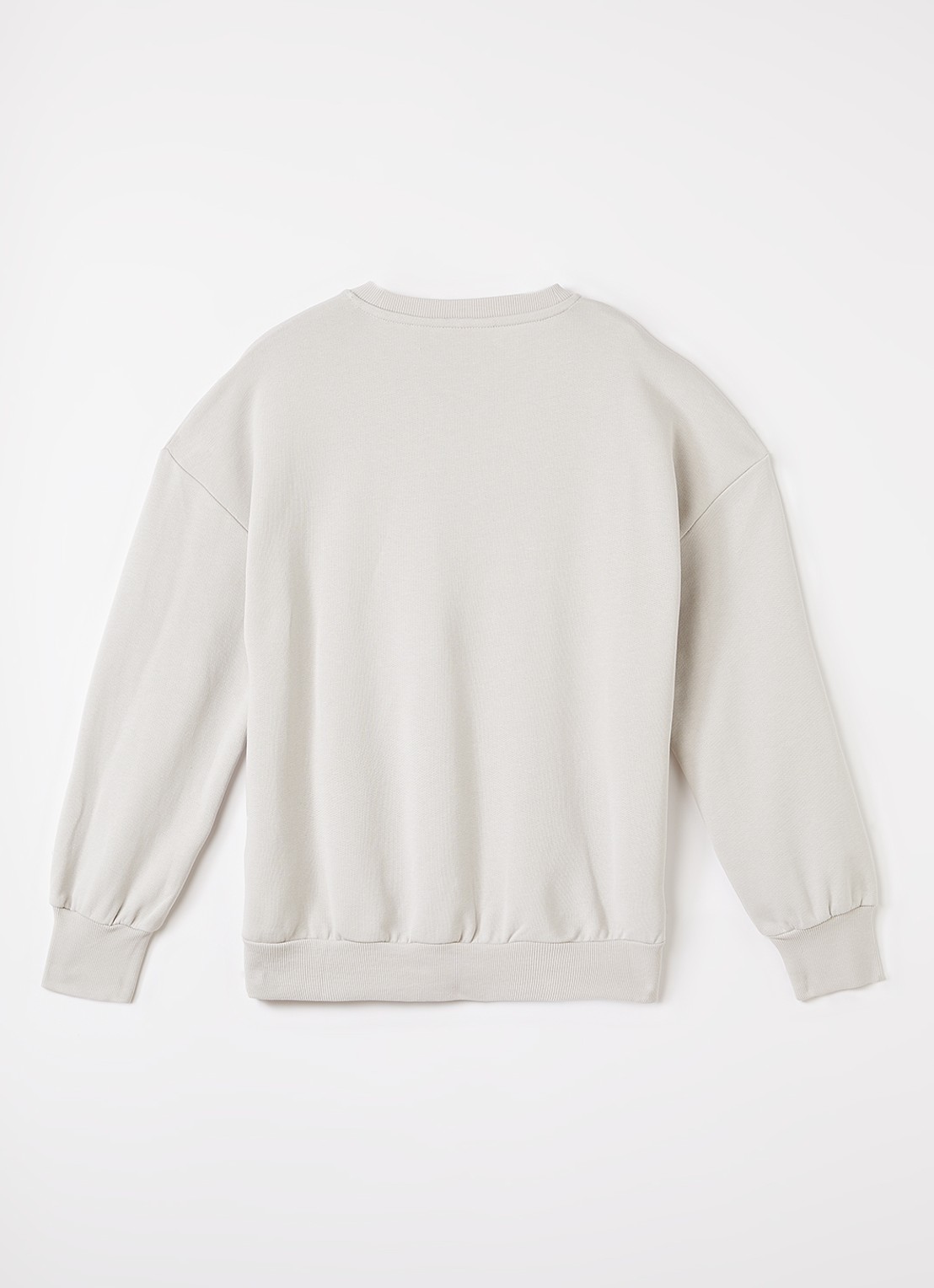 Mini Rodini Table Tennis sweater met borduring - voorkant 2 grijs