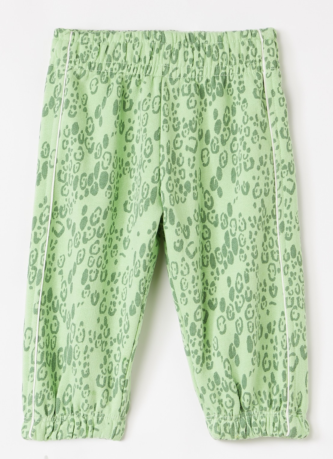 Mini Rodini Tapered fit joggingbroek met print - voorkant 3 groen