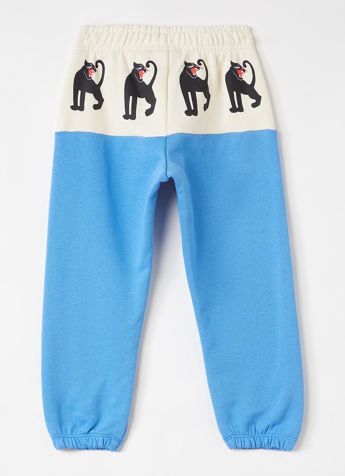 Mini Rodini Tapered fit joggingbroek met print - achterkant donkerblauw
