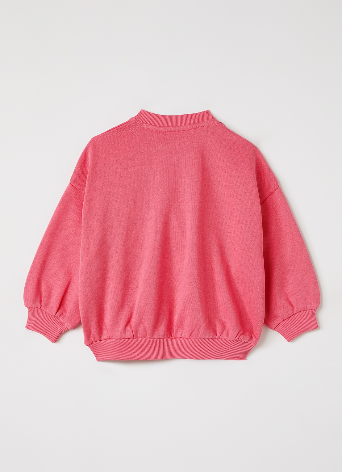 Mini Rodini The Milky Way sweater met print - voorkant 4 fuchsia