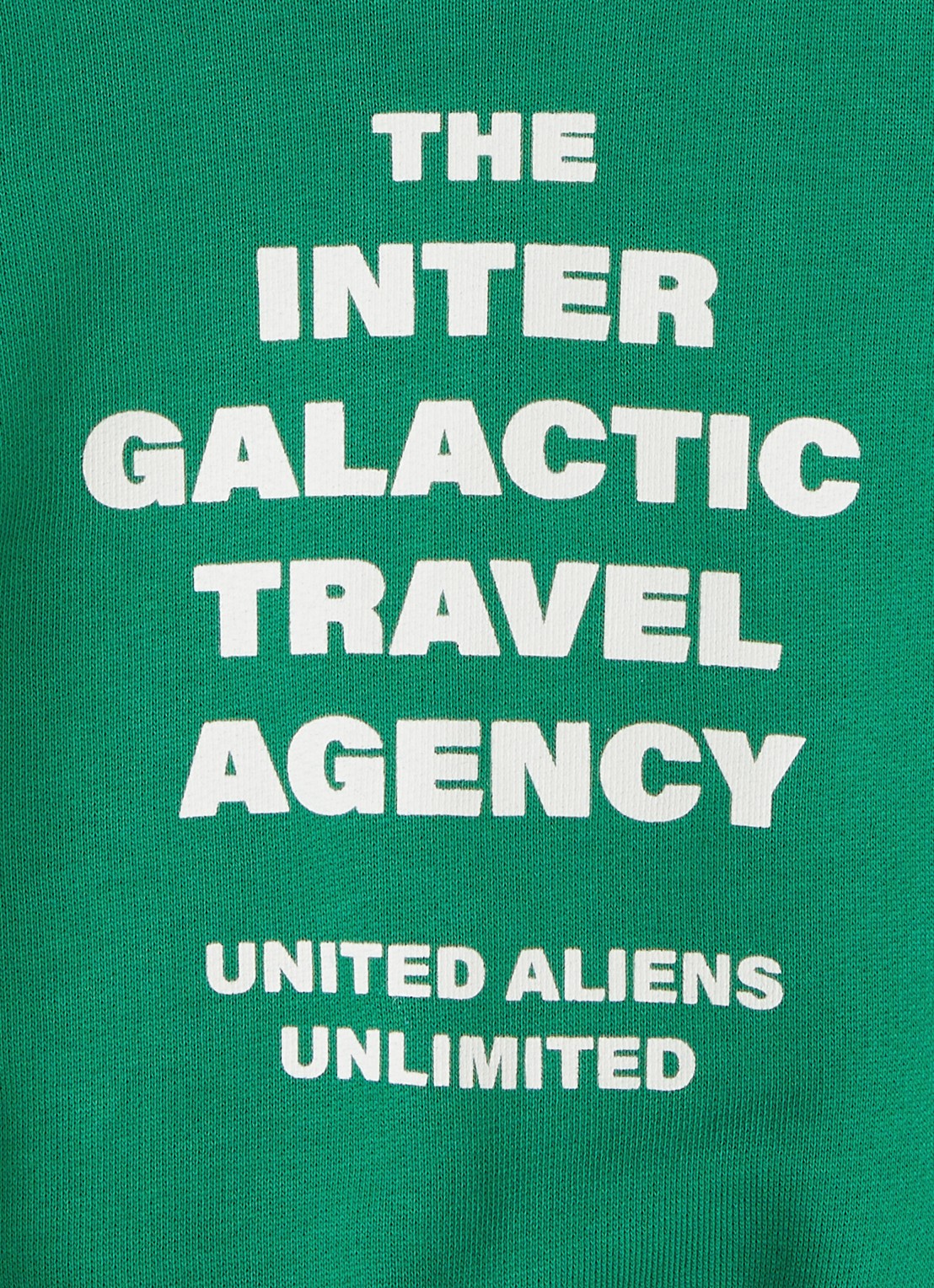 Mini Rodini Travel Agency sweater met print - detail 4 groen
