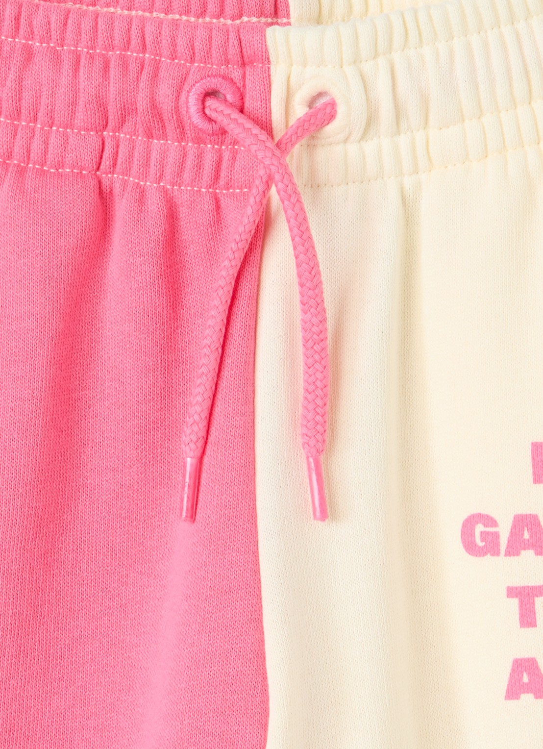 Mini Rodini Travel Agency tapered fit joggingbroek met print - detail 5 roze