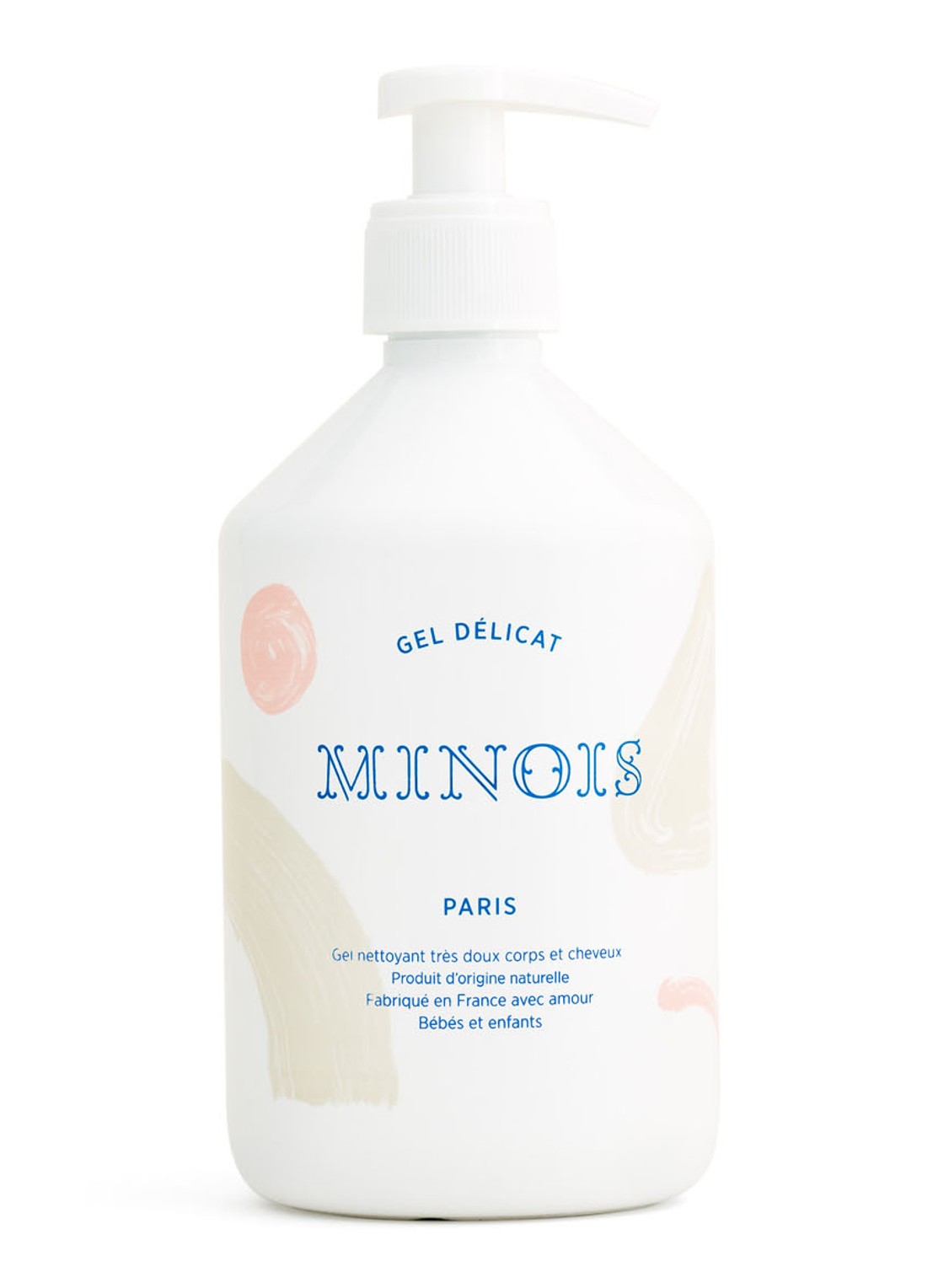 Minois Paris Baby Delicate gel 500 ml  - voorkant wit
