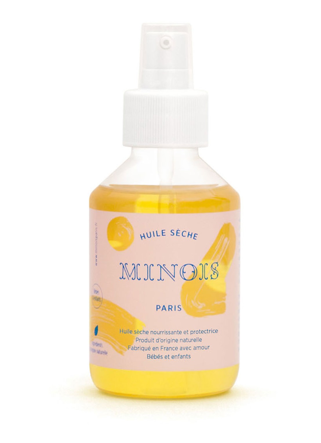 Minois Paris Baby dry olie 150 ml  - voorkant 4 transparant