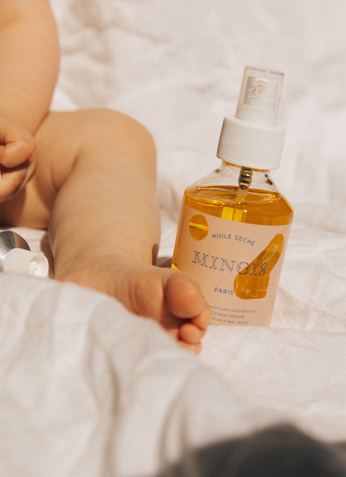Minois Paris Baby dry olie 150 ml  - voorkant 5 transparant