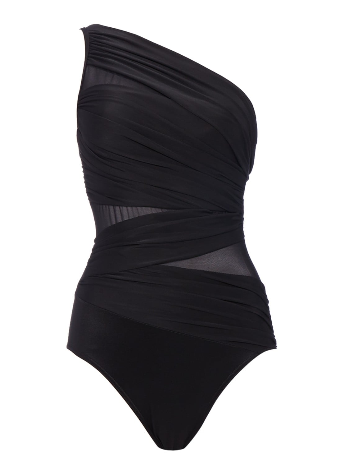 Miraclesuit Jena voorgevormd corrigerend badpak - voorkant zwart