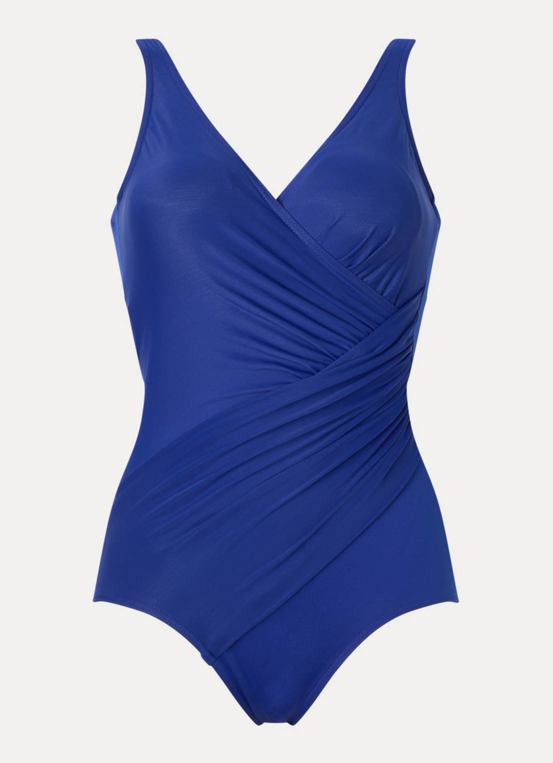 Miraclesuit Oceanus voorgevormd corrigerend badpak - voorkant royalblauw