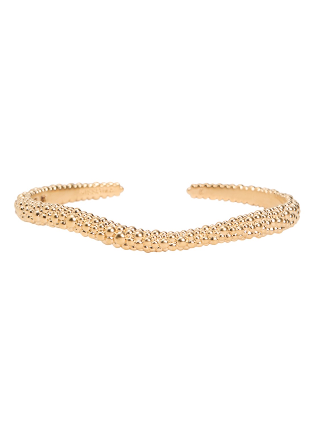 Missoma Baya Claw bangle verguld - voorkant goud
