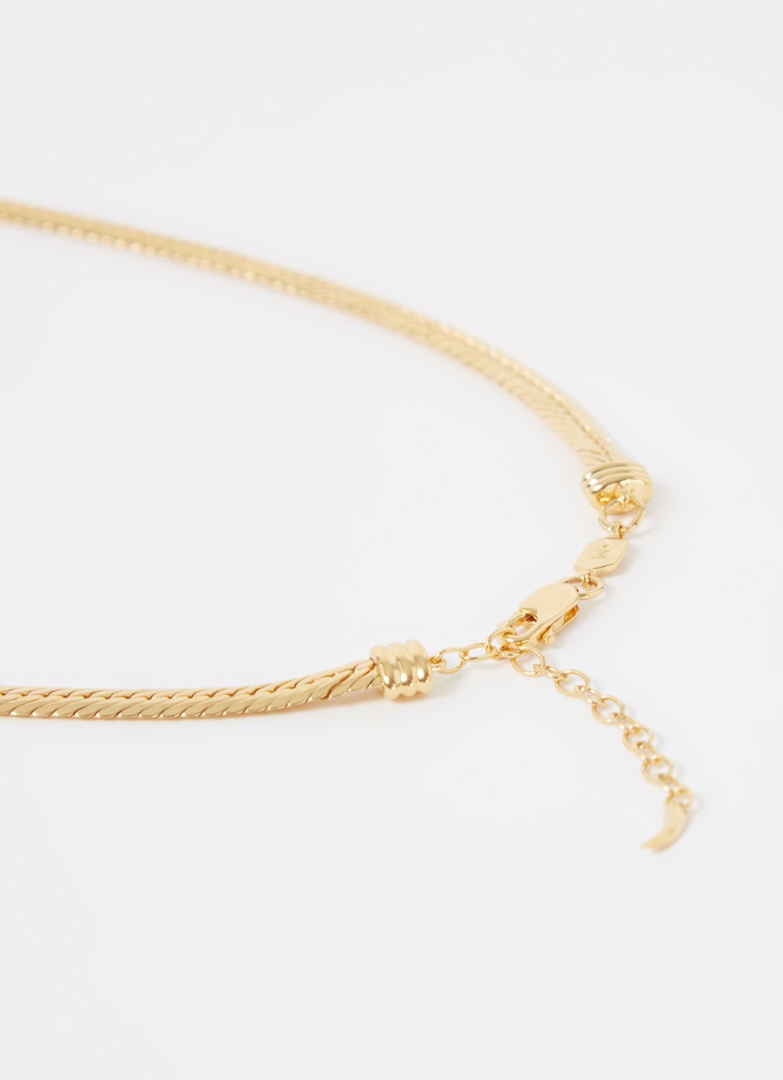 Missoma Camail ketting verguld - detail 2 goud