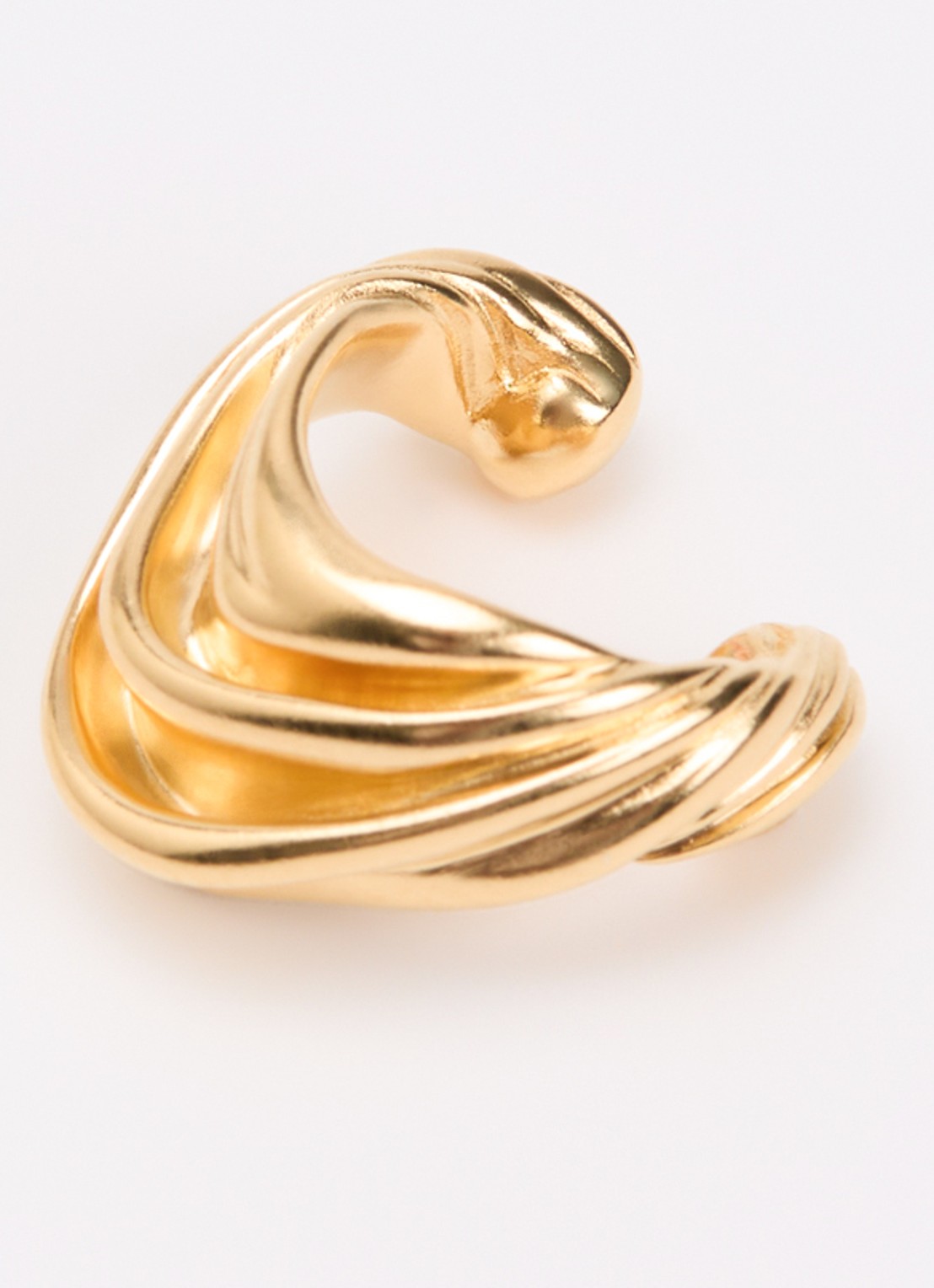 Missoma Markgon ear cuff verguld - detail 2 goud