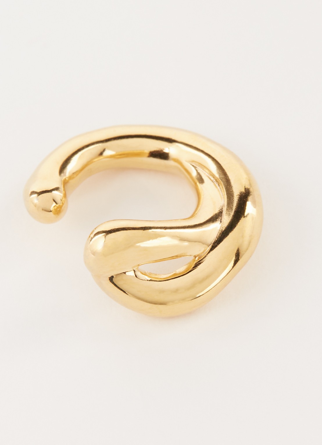 Missoma Molten ear cuff verguld - detail goud