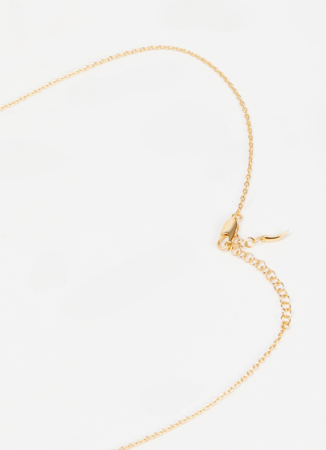 Missoma Molten Heart ketting verguld - detail 2 goud