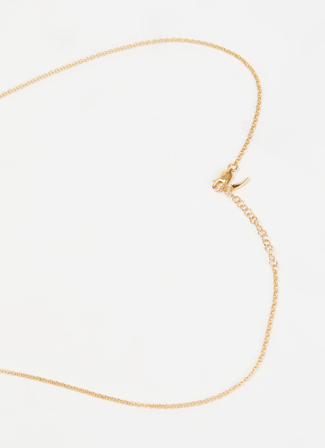 Missoma Ridge T-bar ketting verguld - detail 2 goud