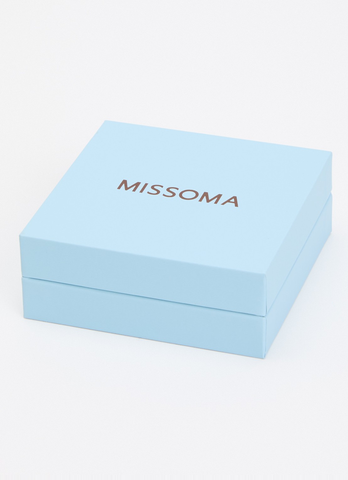 Missoma Square Pearl Baya ketting verguld - detail 5 goud