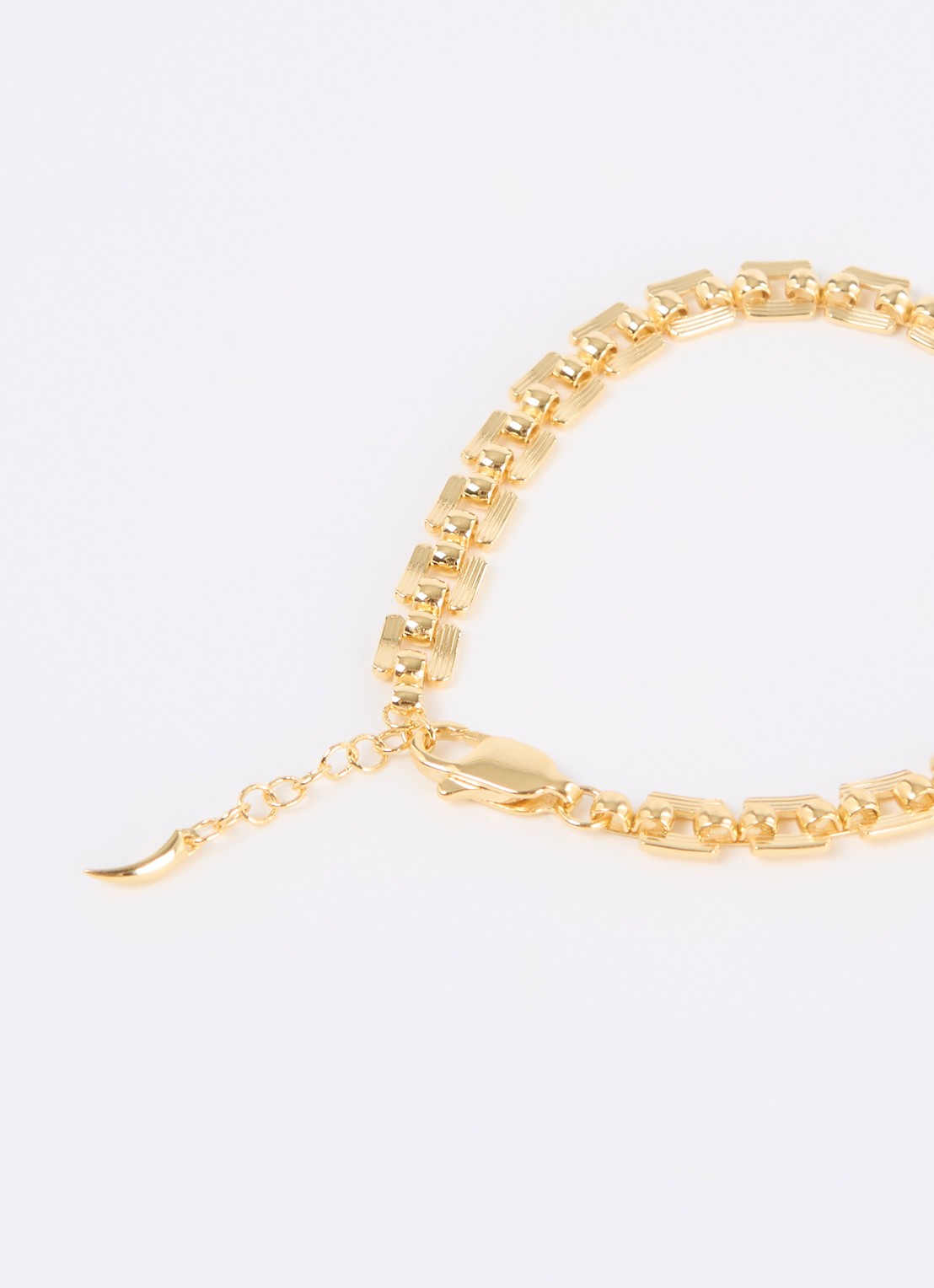 Missoma Timepiece armband verguld - detail goud