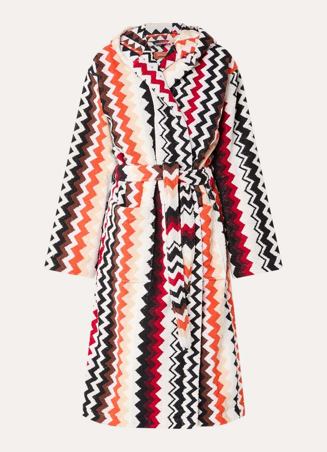 Missoni Badjas van katoen - unisex - voorkant 3 multicolor