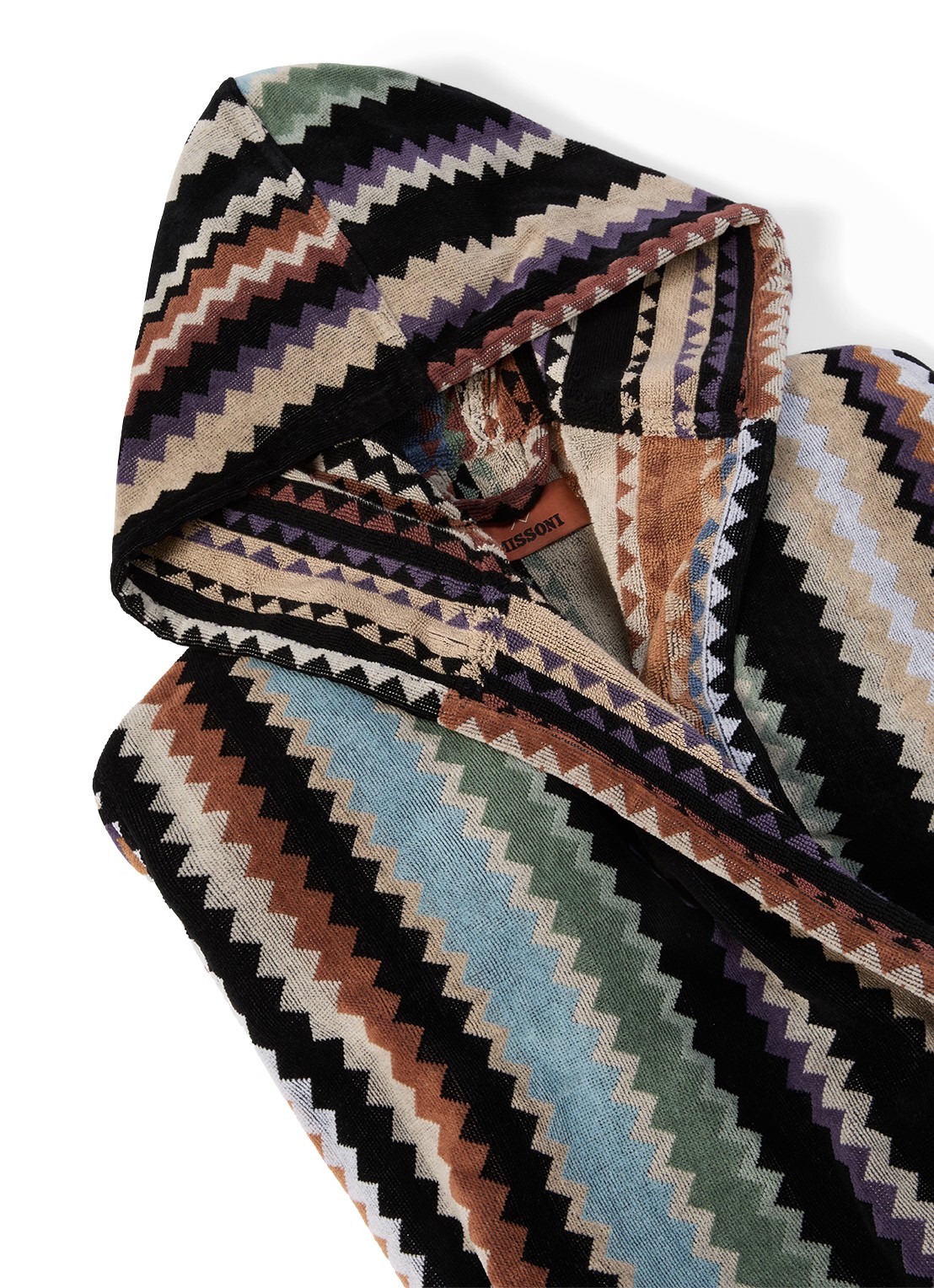 Missoni Curt badjas met opgestikte zakken - unisex - voorkant 2 beige