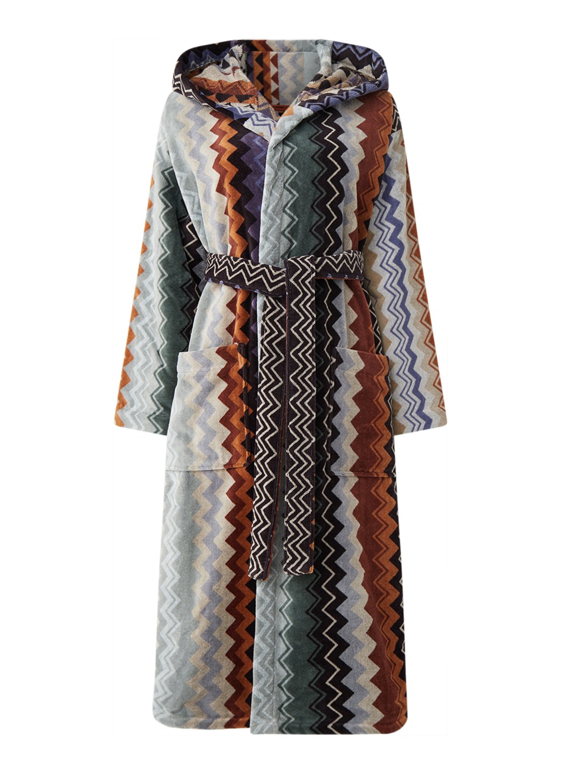 Missoni Giacomo badjas - unisex - voorkant 2 bruin