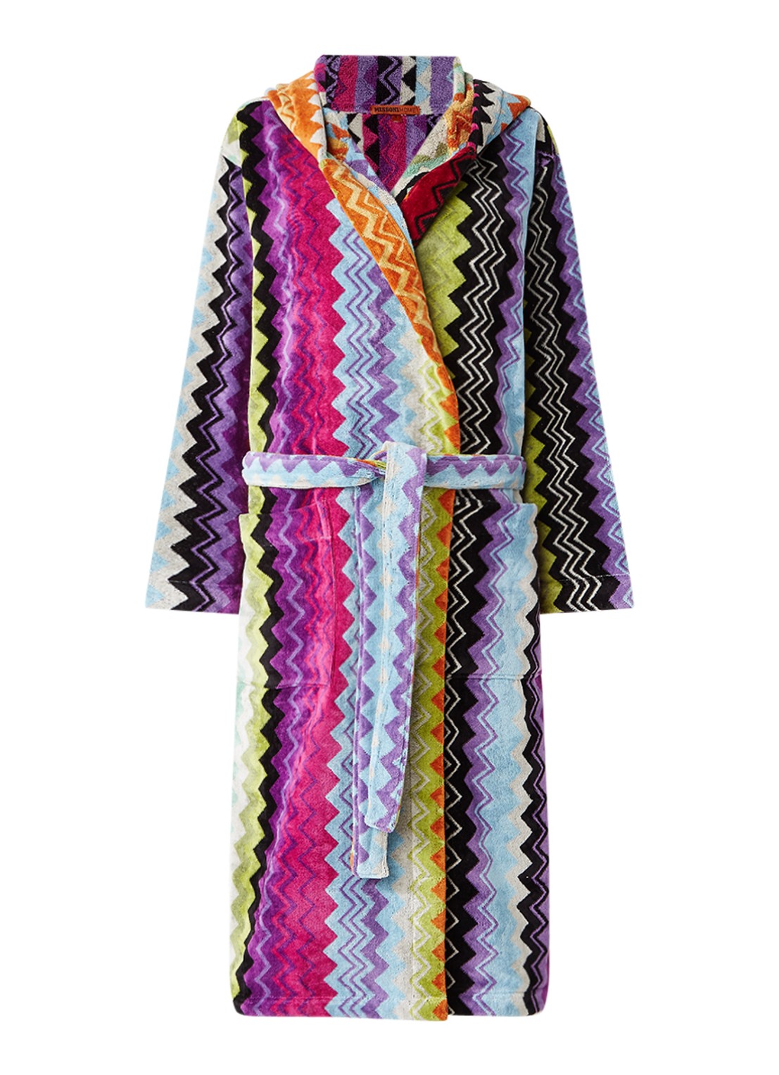 Missoni Giacomo badjas - unisex - voorkant 3 roze
