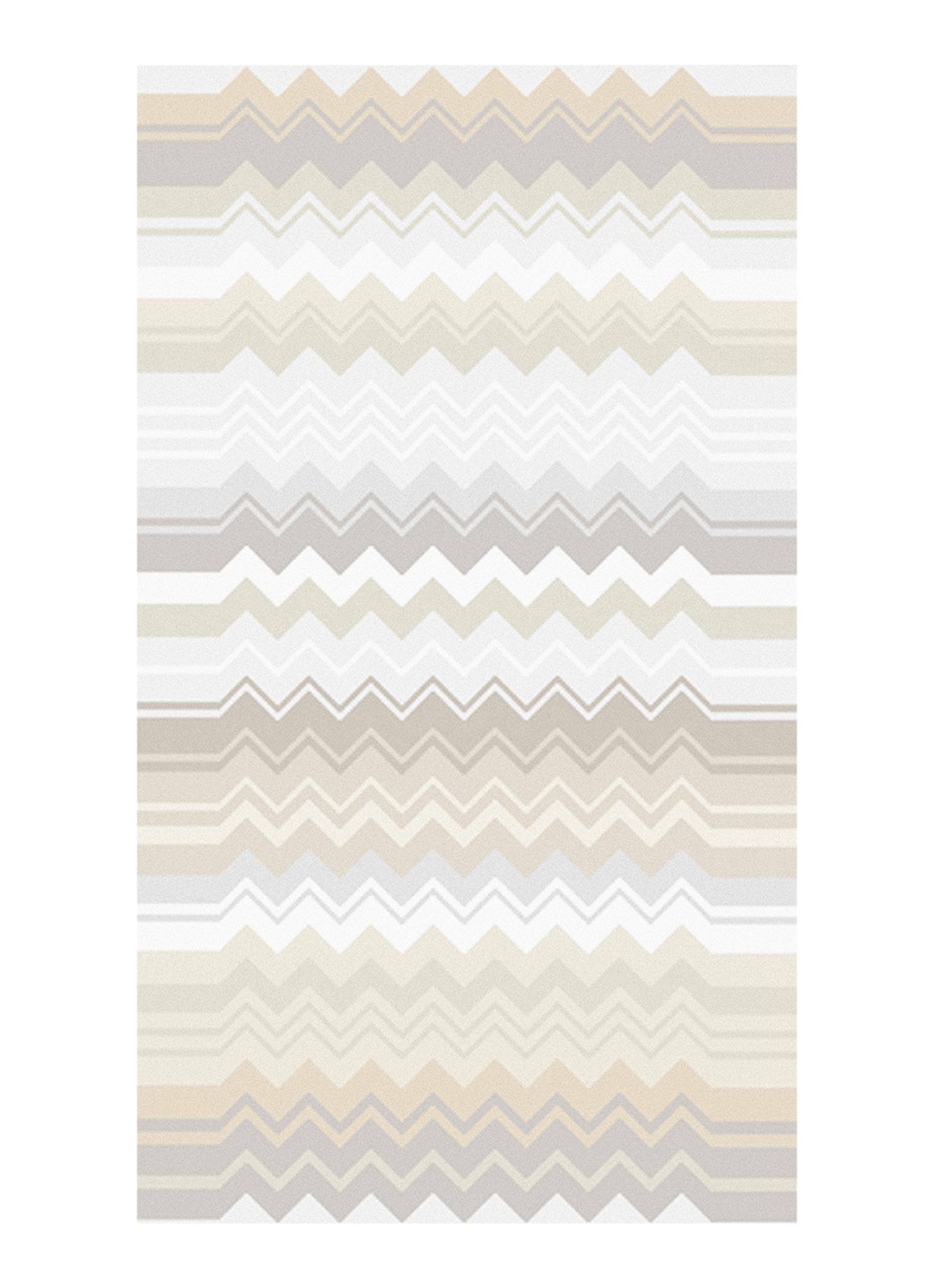 Missoni Giacomo gastendoek - 40 x 70 cm - voorkant beige