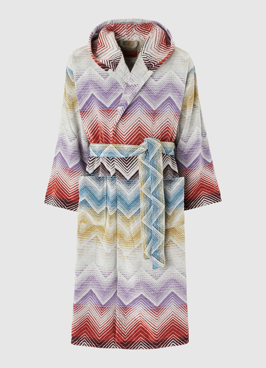 Missoni Marea badjas met opgestikte zakken - unisex - voorkant 3 multicolor