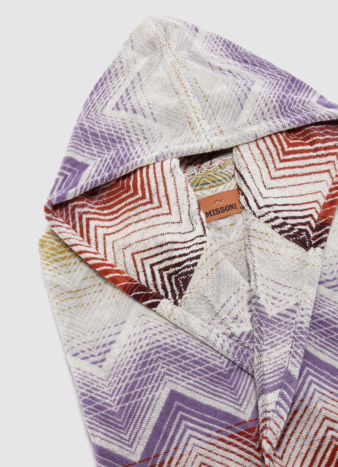 Missoni Marea badjas met opgestikte zakken - unisex - voorkant 4 multicolor