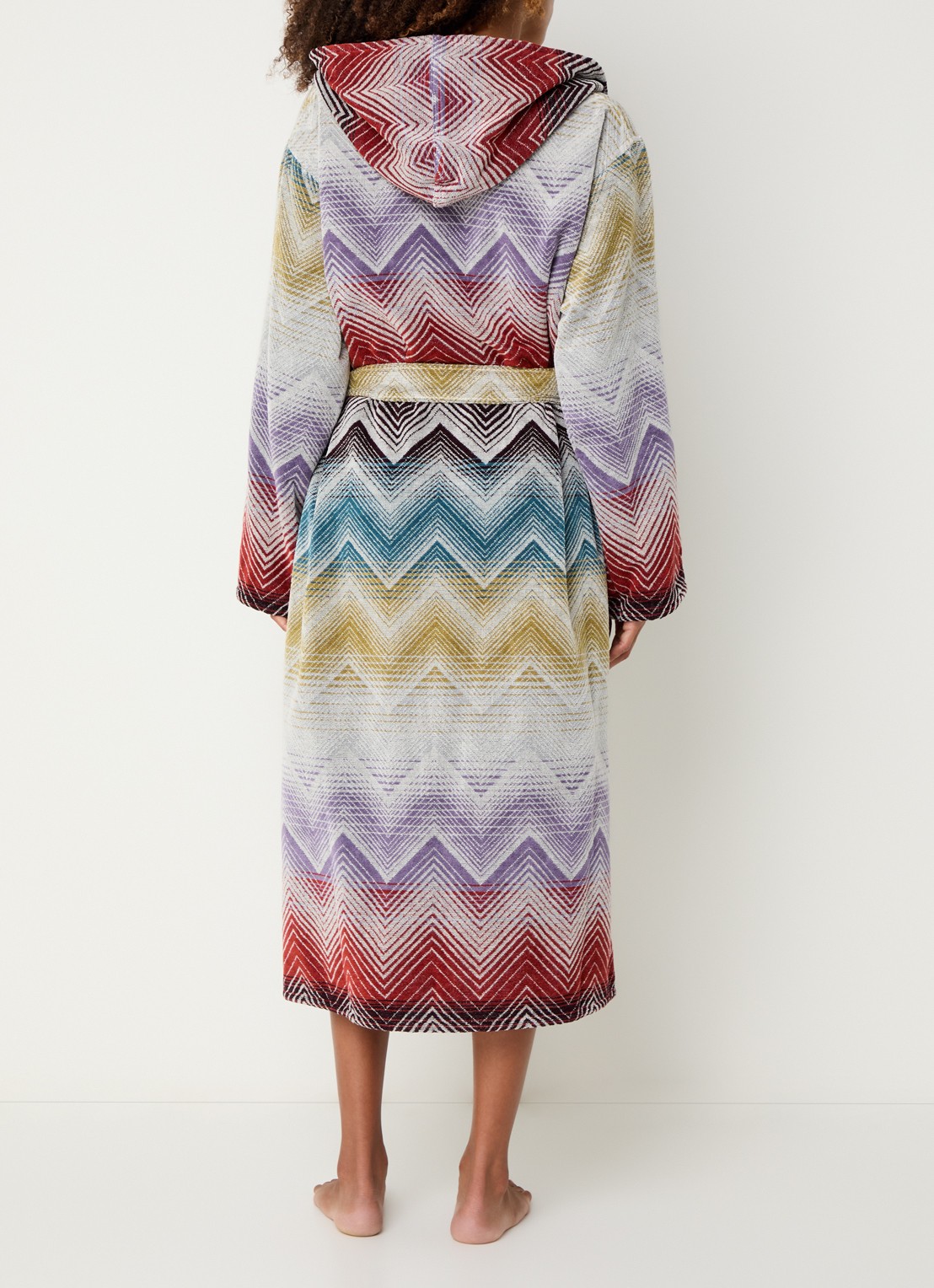 Missoni Marea badjas met opgestikte zakken - unisex - achterkant 2 multicolor