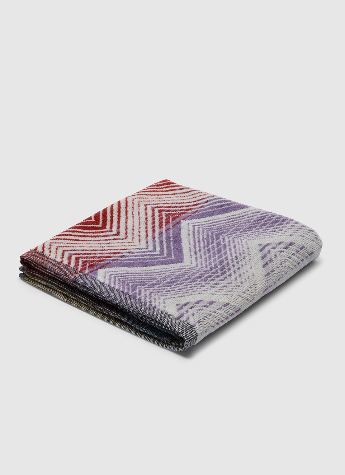 Missoni Marea gastendoek 70 x 40 cm  - voorkant rood