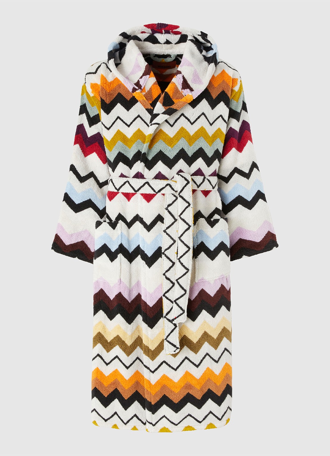 Missoni Murrina badjas met opgestikte zakken - unisex - voorkant 3 multicolor