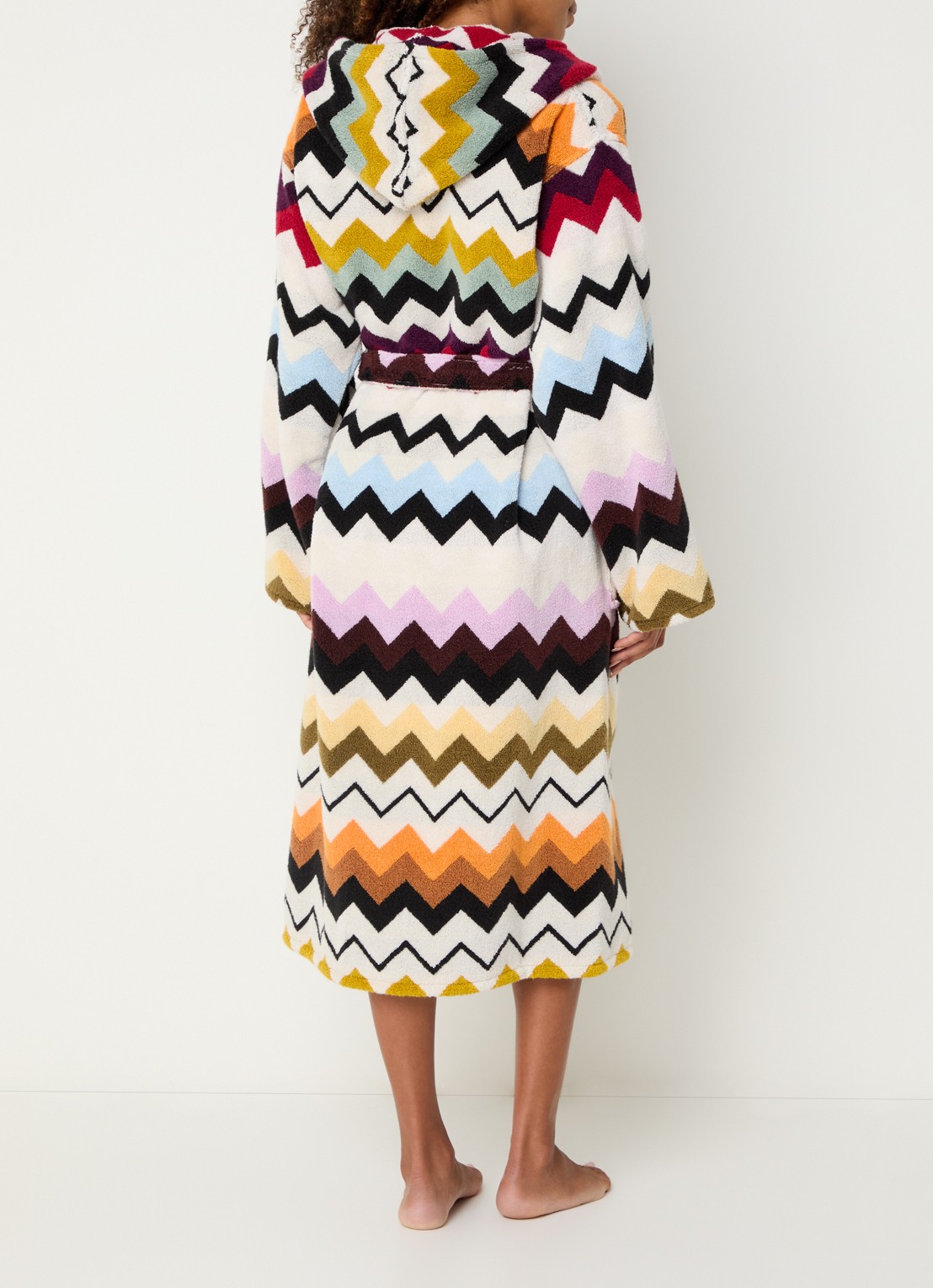 Missoni Murrina badjas met opgestikte zakken - unisex - achterkant multicolor