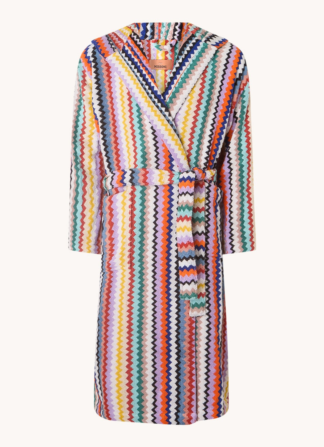 Missoni Riverbero badjas van katoen - unisex - voorkant 3 multicolor
