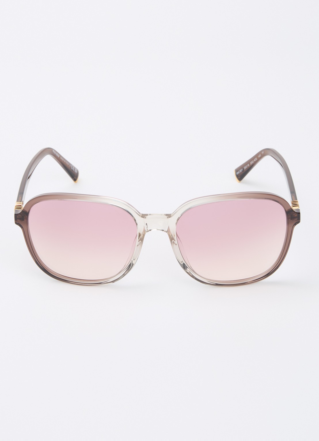 Miu Miu Butterfly zonnebril MU B01S - detail 2 lichtbruin