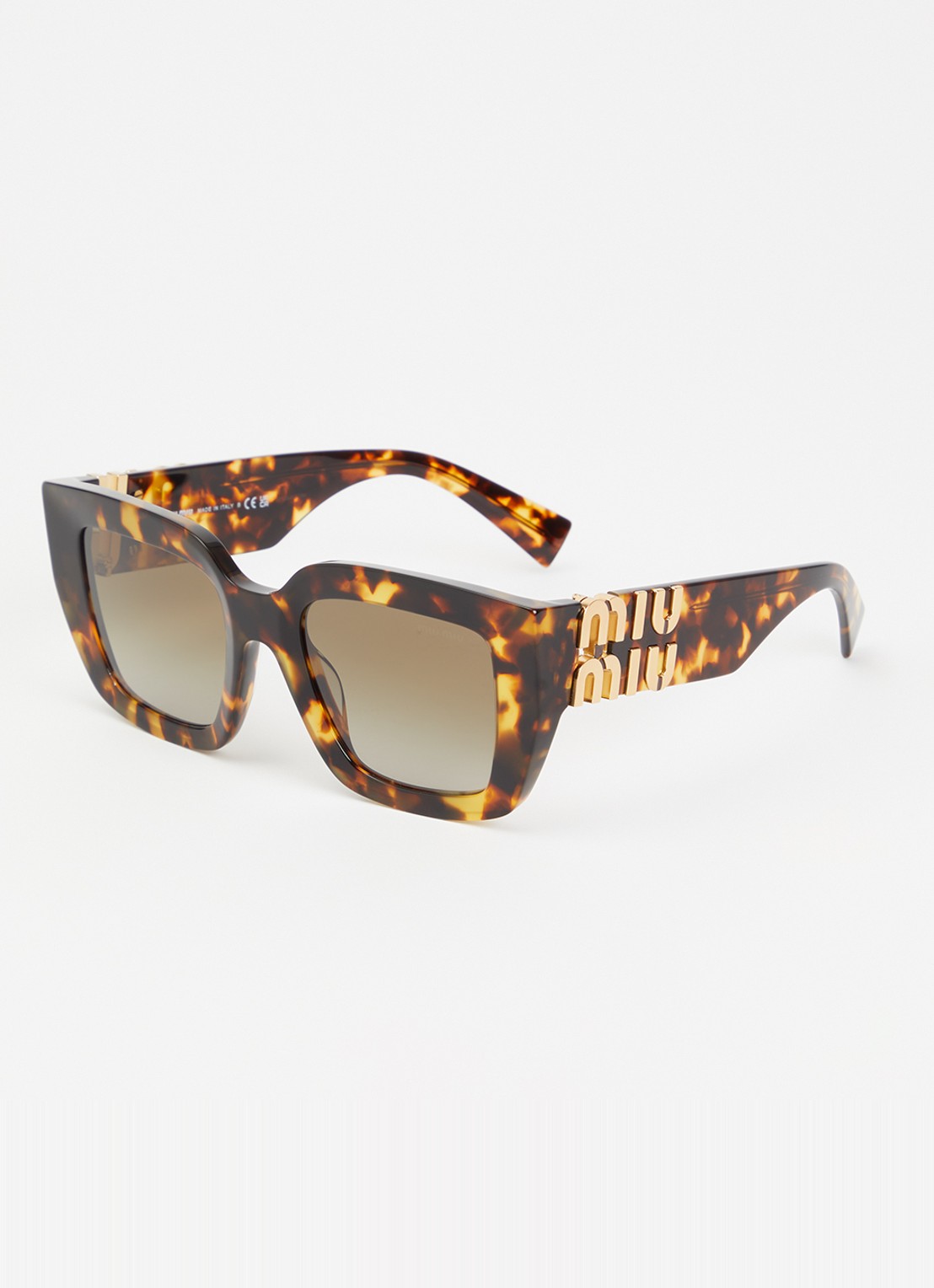 Miu Miu Butterfly zonnebril MU B05 - voorkant 4 roestbruin