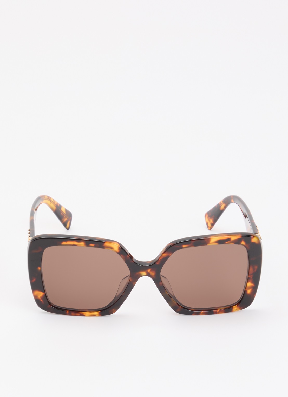 Miu Miu Butterfly zonnebril MU10YS - detail 3 donkerbruin
