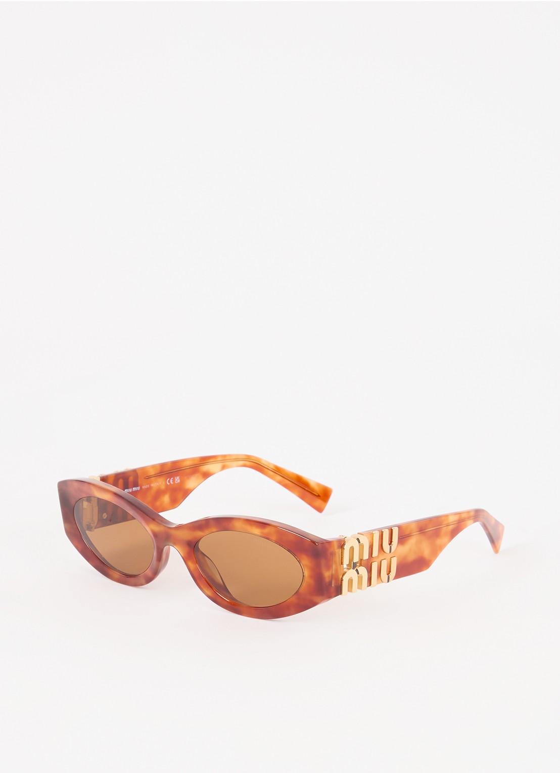 Miu Miu Cat Eye zonnebril MU 11WS - voorkant 4 bruin