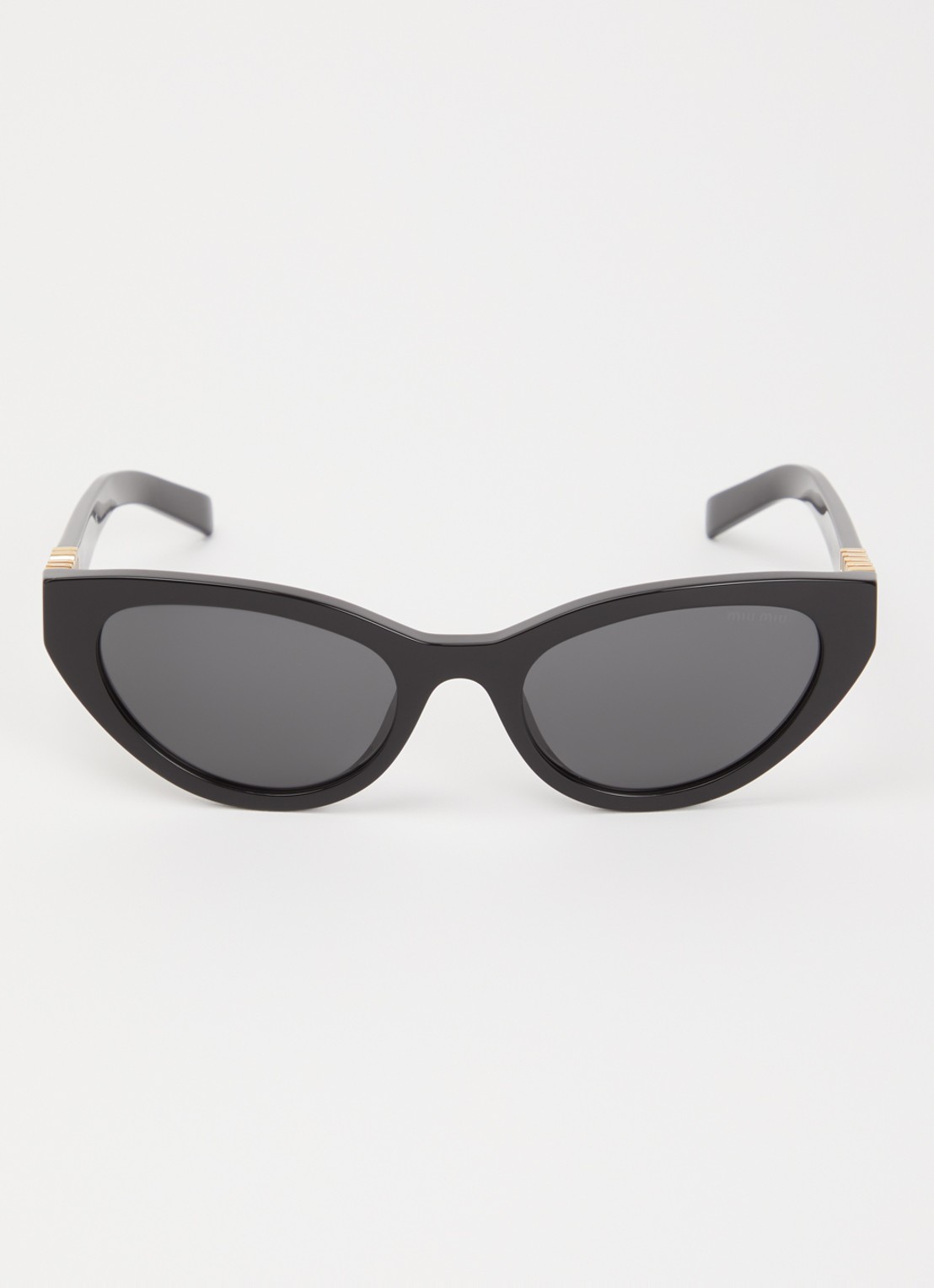 Miu Miu Cat Eye zonnebril MU A04S - detail zwart