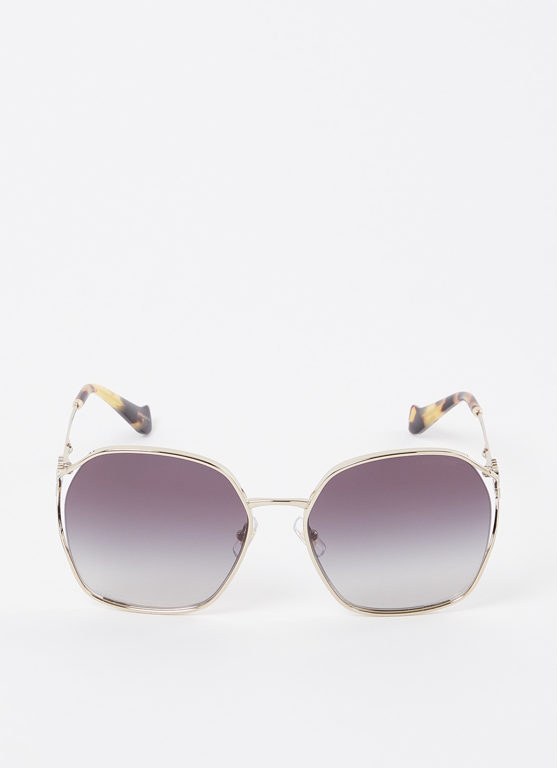 Miu Miu Miu Miu *MU 52WS  GLD SHN BLU - voorkant 2 goud