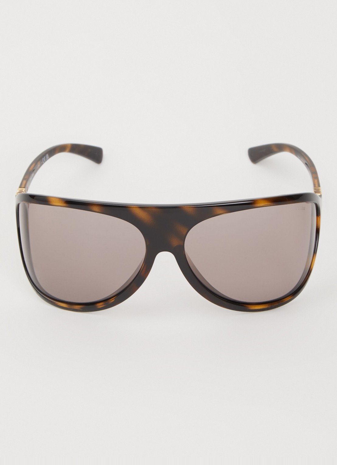 Miu Miu Piloten zonnebril MU A01S - detail donkerbruin