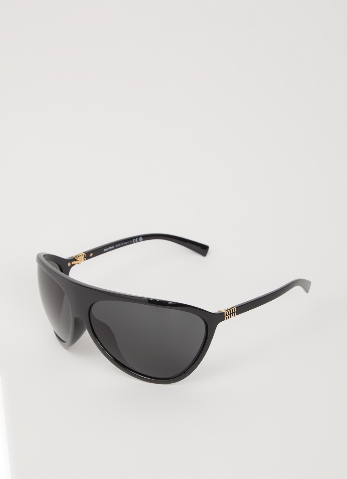 Miu Miu Piloten zonnebril MU A01S - voorkant zwart
