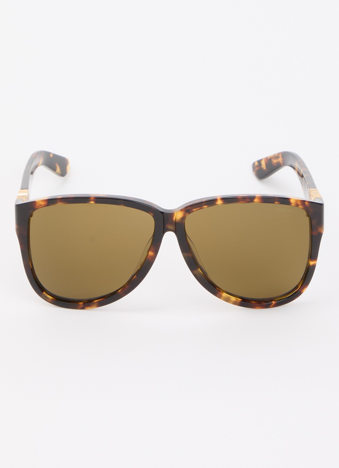 Miu Miu Piloten zonnebril MU A08S - detail 2 bruin