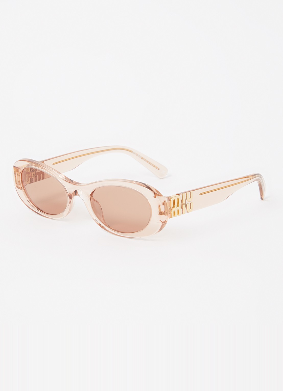 Miu Miu Retro zonnebril MU 06ZS - voorkant 4 roze