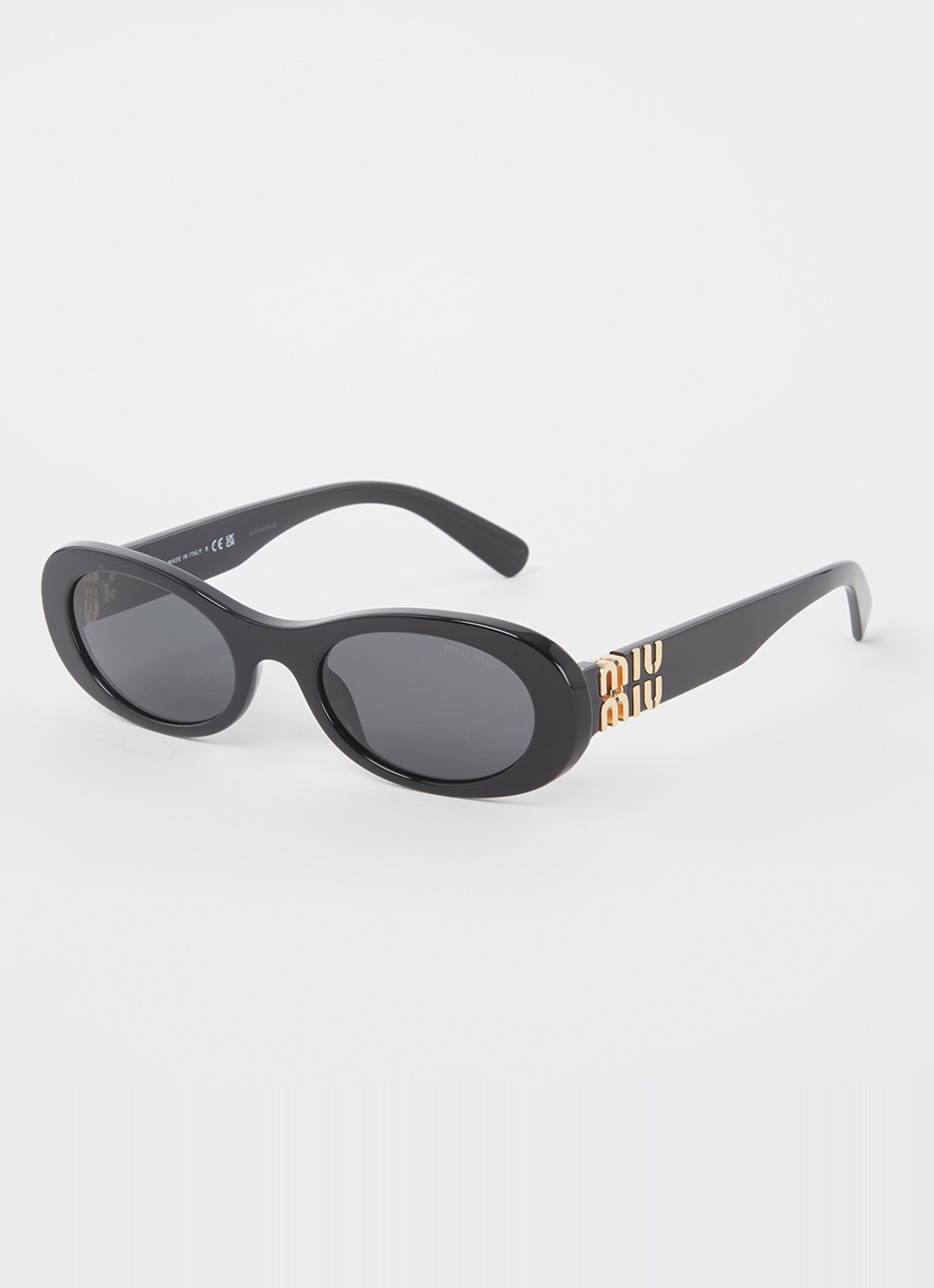 Miu Miu Retro zonnebril MU 06ZS - voorkant 4 zwart