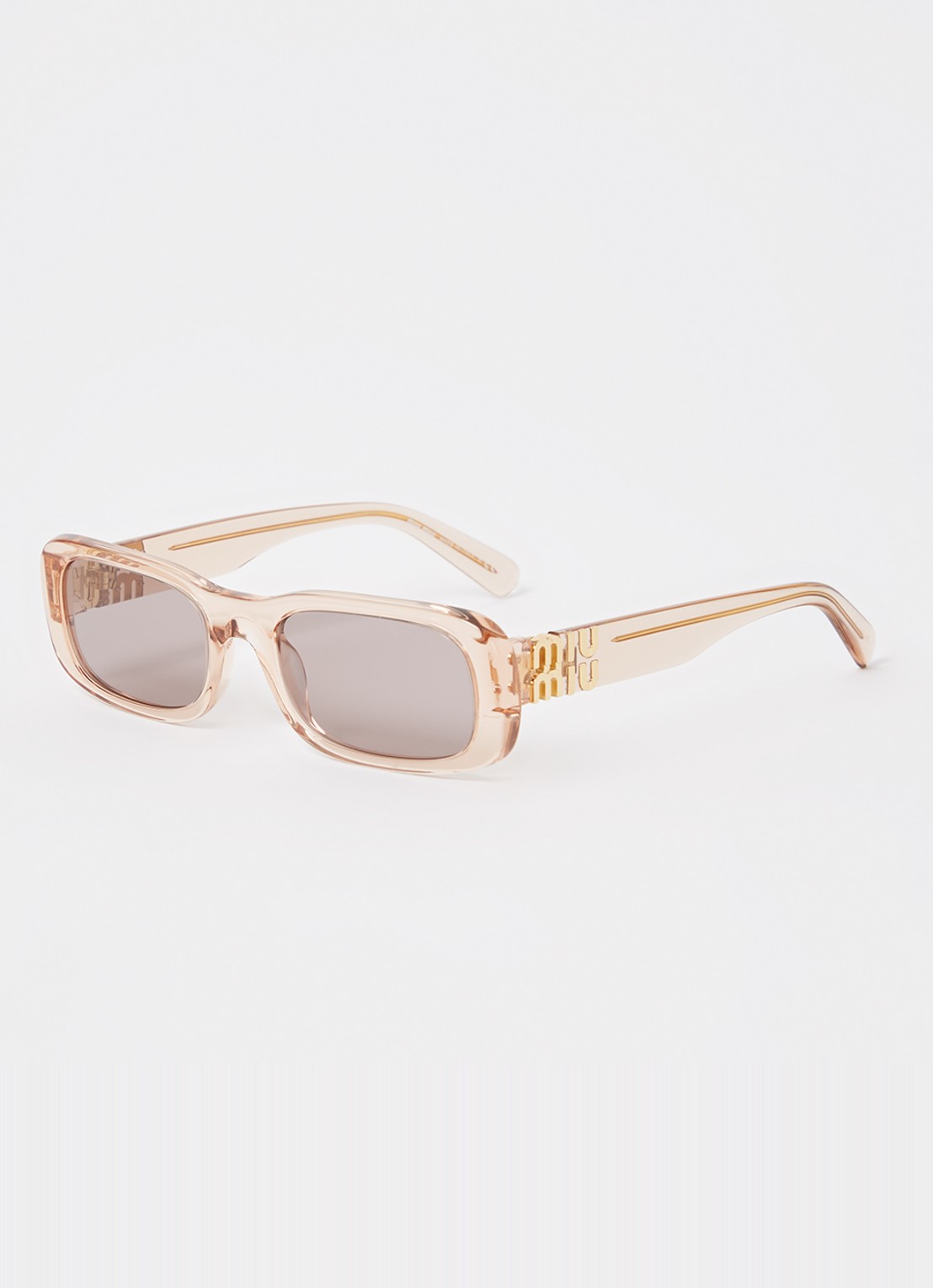 Miu Miu Retro zonnebril MU 08ZS - voorkant 4 roze