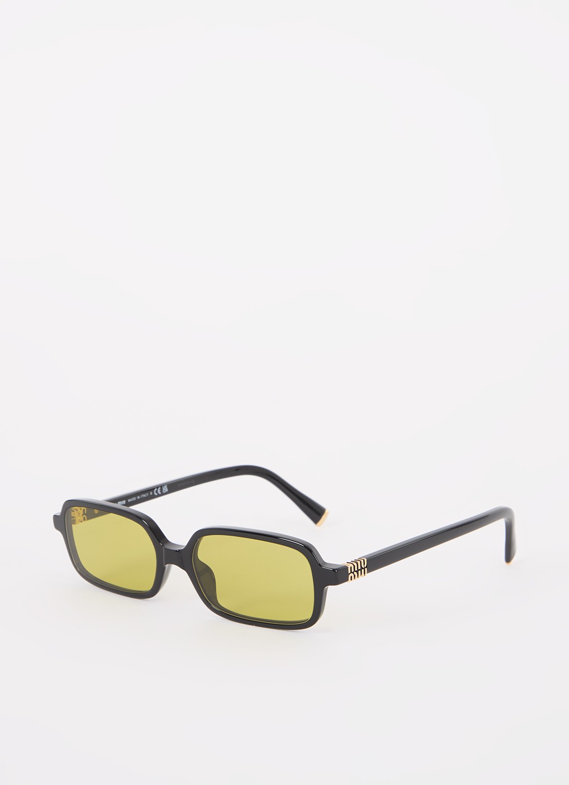 Miu Miu Retro zonnebril MU 11ZS  - voorkant 4 zwart