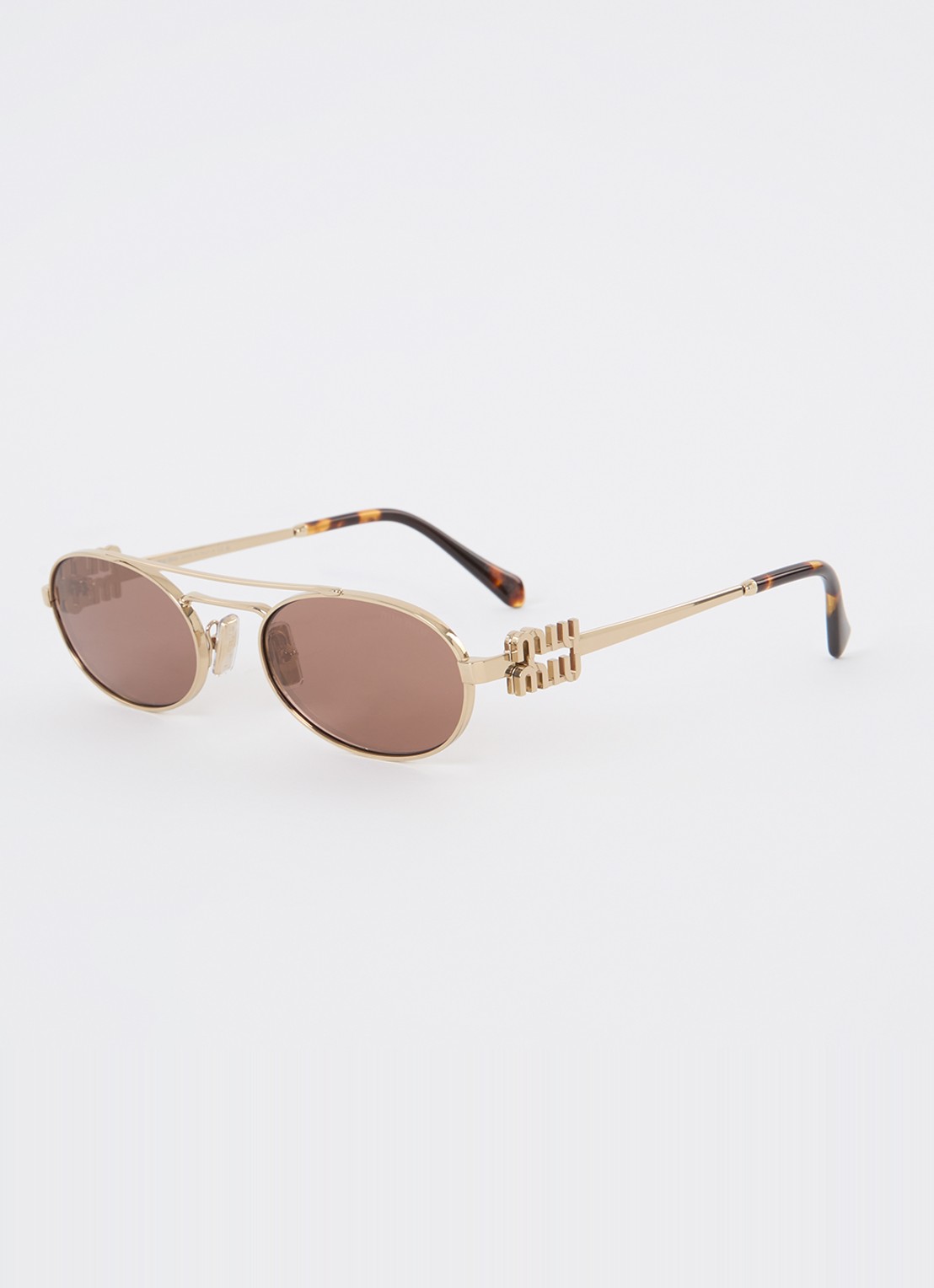 Miu Miu Retro zonnebril MU 54ZS - voorkant 4 goud