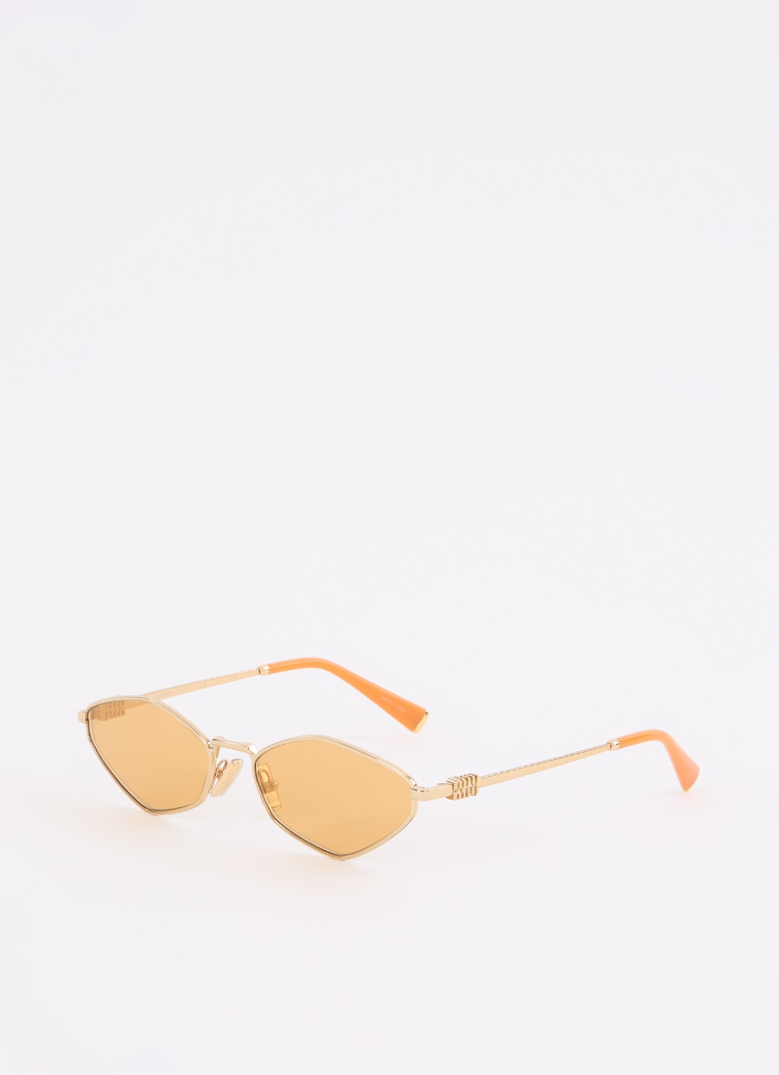 Miu Miu Retro zonnebril MU 56ZS - voorkant goud