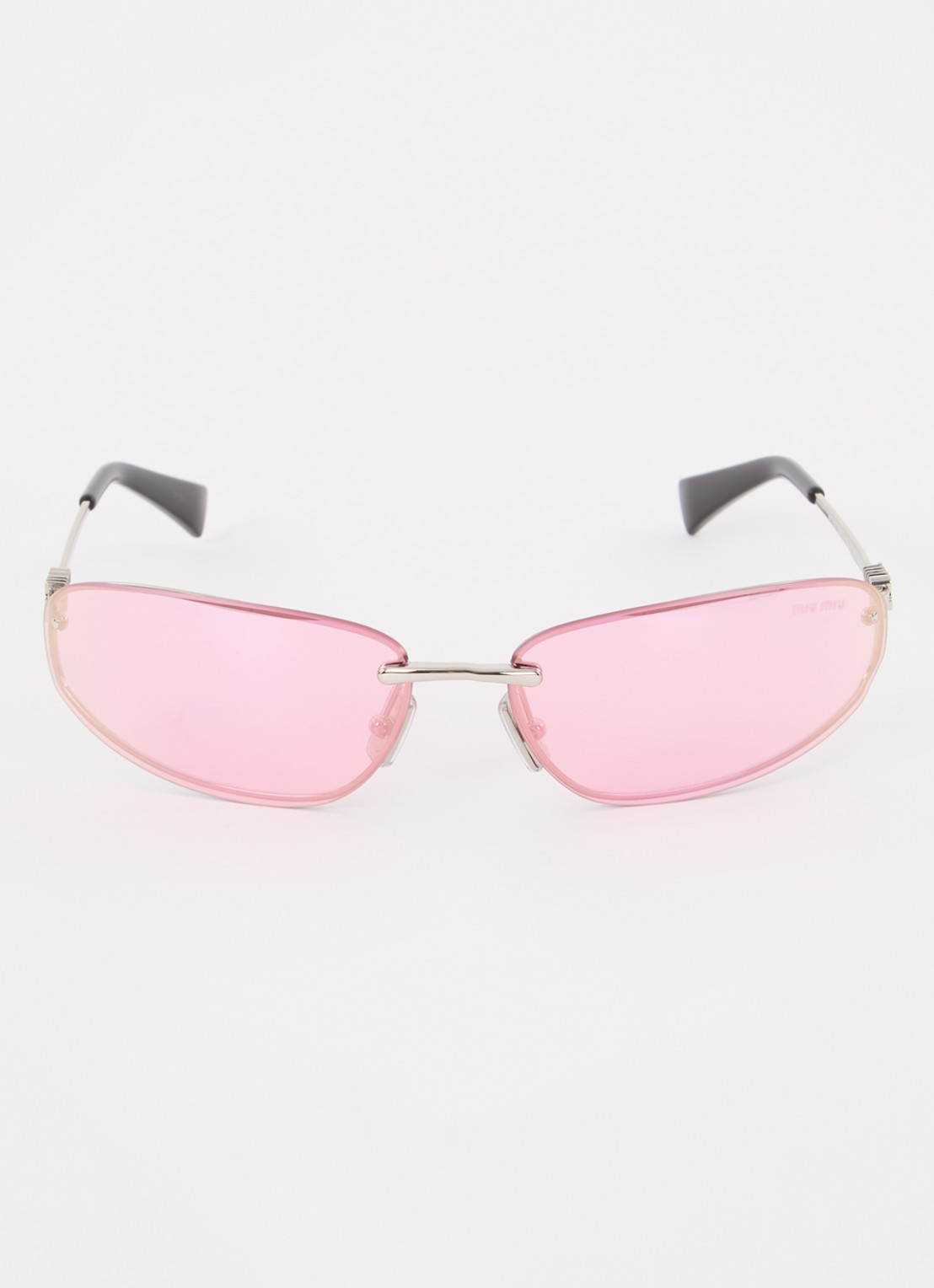 Miu Miu Retro zonnebril MU A50S   - voorkant 4 zilver
