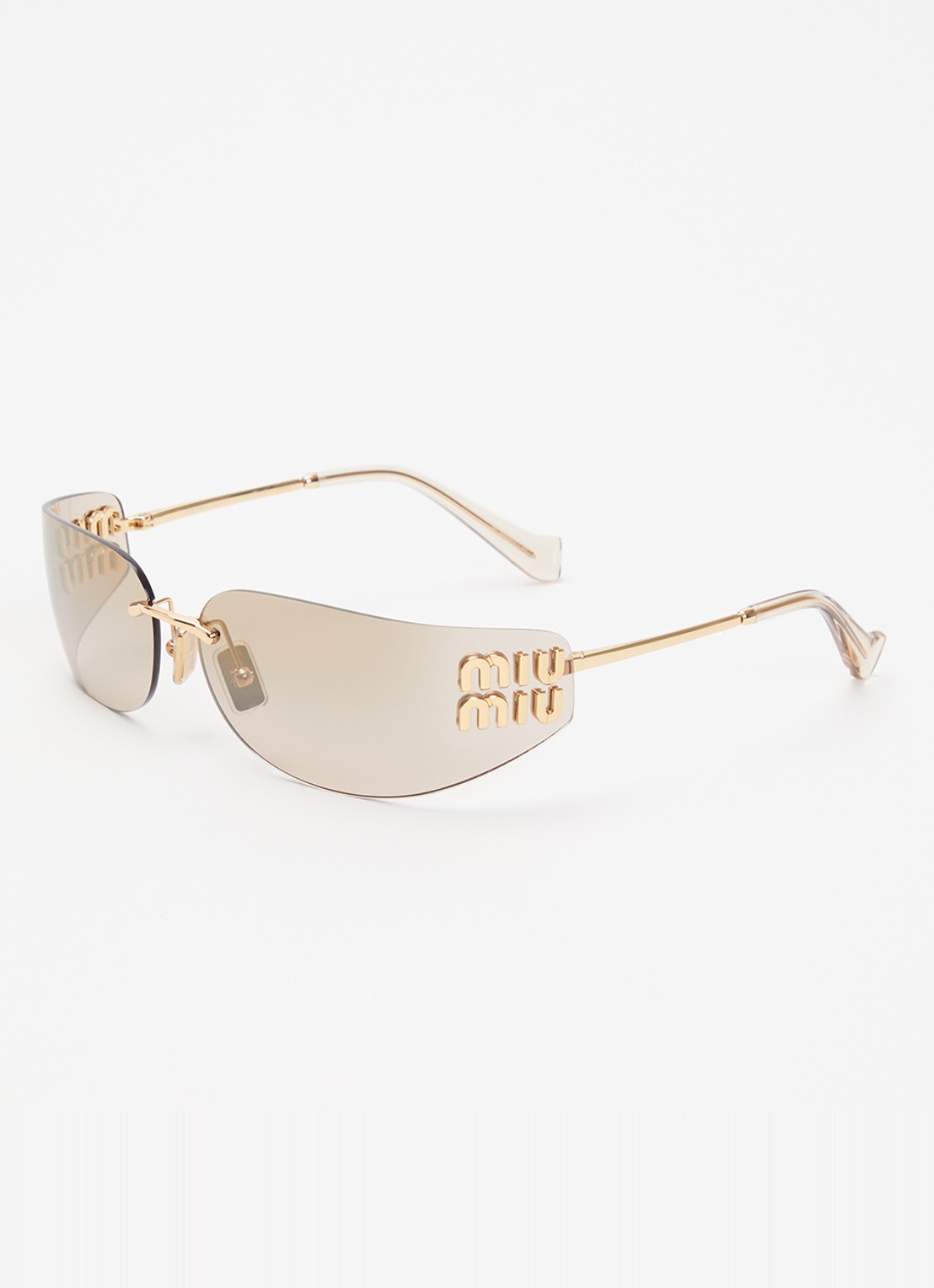 Miu Miu Retro zonnebril MU A51S - voorkant goud