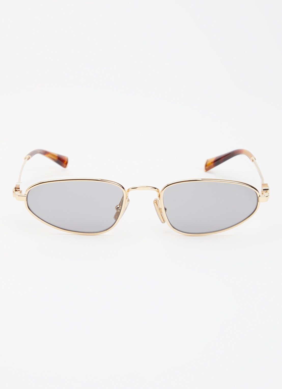Miu Miu Retro zonnebril MU A52S - detail donkergrijs